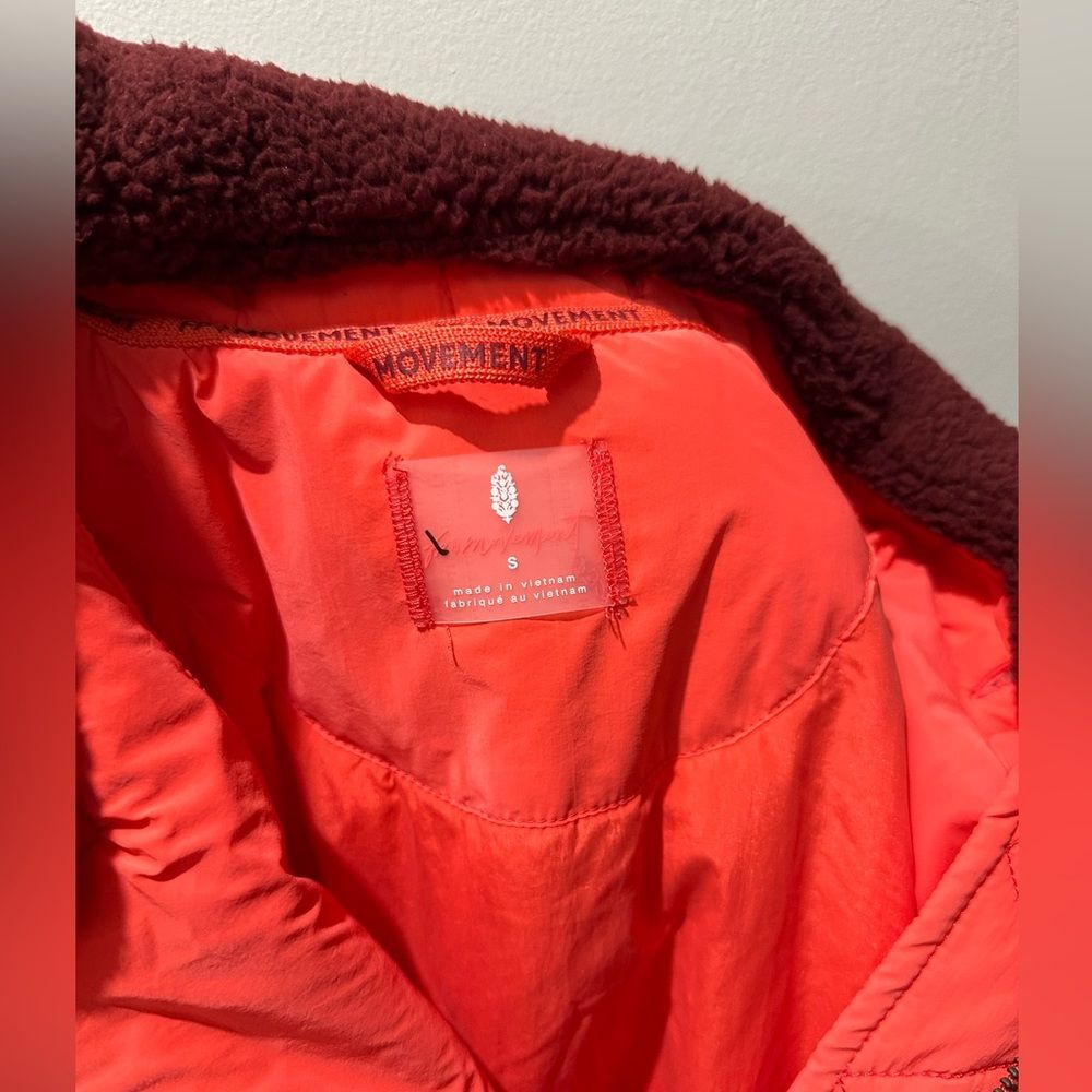 FP Movement Outpost Bomber Jacket Sherpa S puffer… - image 6